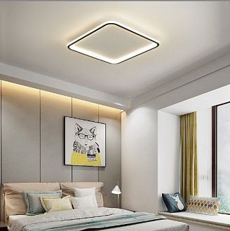 Светильник потолочный SAPFIR SPF-9371 BLACK/ЧЕРНЫЙ D500/H45/2/LED/2*69W 2.4G BLACKLINE 22-12 (1)
