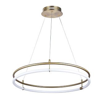 Подвесная люстра 60*20-150 см, 6*LED, 24W, 4000K, Favourite Girth 4629-6P, золотой