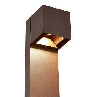 Садово-парковый светильник 15,8*13,9*80 см, *LED*12W, 3000K, ST-Luce BRIK SL9513.605.01, коричневый