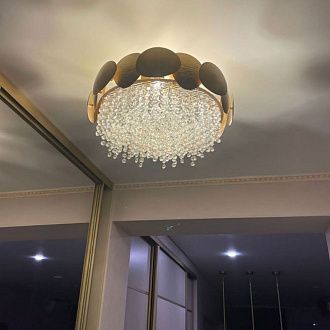 Люстра Odeon Light Ulla 4636/6, диаметр 60 см, золото