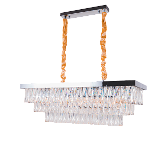 Люстра 800*320*290, 12*E14, 40W NewRgy Cristallo 2431R/12A CHR+CL, CHR+CL