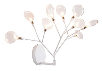 Бра 42*35 см, Crystal Lux EVITA AP9 WHITE/TRANSPARENT Белый