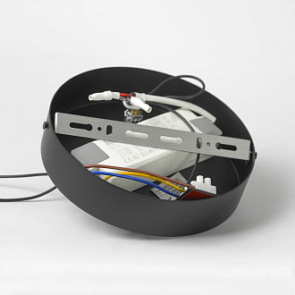 Люстра подвесная 62*35/150 см, 1*LED*54W Lussole Mitchell LSP-7308 серый/черный