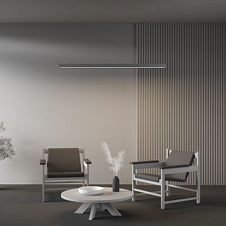 Линейный светильник подвесной 4000K 50x50 30 Вт (Серебро, 1,5 м) LL312022 Maytoni