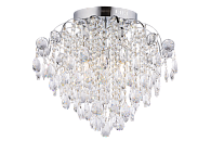 Люстра Ø550 x H480, мм, 6*40W (240W)+6*3W(18W), CR (Хром) Rilon 1524/6+6 CR