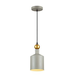 Подвесной светильник Odeon Light Bolli 4086/1 серый, диаметр 15 см