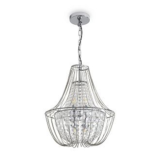 Люстра *45*-120 см, 4*E14*60W, Freya  FR1016PL-04S, Хром