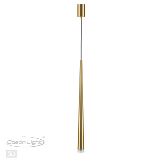 Светодиодный светильник 4 см, 7W, 3000K, Odeon Light FRIDA 4352/5L, бронза