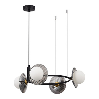 Светильник подвесной NOON 4*G9*5W 4000K ST LUCE SL1521.403.04 черный