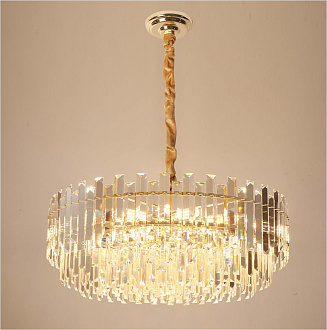 Люстра  1000*300, 24*E14, 40W NewRgy Cristallo DM50-ф1000*H330 H GOLD, H GOLD