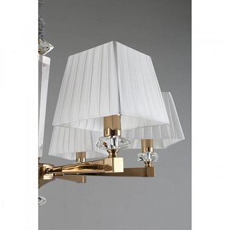Подвесная люстра 72*70-150 см, 6*E14, 40W, Aployt Dominka APL.722.13.06, золотой
