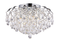Люстра Ø560 x H360, мм, 6*40W (240W) + 6*3W (18W), CR (Хром) Rilon 1504/6+6 CR
