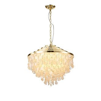 Люстра Ø600 x H550 (1200), мм, 12*40W (480W), H GOLD (Золото) NewRgy K72-ф600*H550(530) H GOLD
