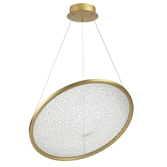 Подвесной светильник 58,7*150 см, 1*LED*41W 3000K Odeon Light FUSO 7047/41L бронзовый