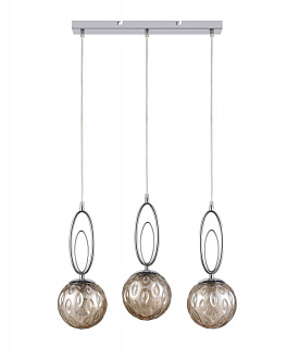 Подвесной светильник 15*46*190 см, 3*E14 хром Vele Luce Phlox VL5853P03