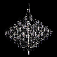 Светильник 120 см, 135W, 3000K, Mira 10259/1200 Silver Asfour, серебро