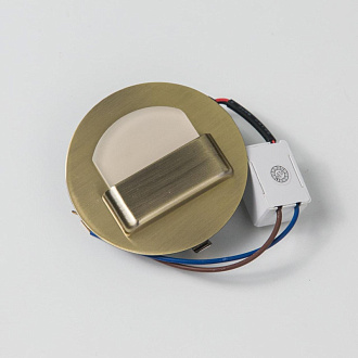 Встраиваемый лестничный светильник Citilux Скалли CLD006R3, Бронза, вр 6,5 см