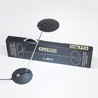 Настольная лампа с выключателем Citilux Ньютон CL803032 LED черный