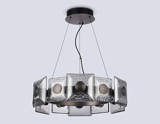 Подвесная светодиодная люстра **15-180 см, **W, 3000K, Ambrella Light High Light LH31024, серый