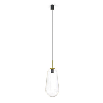 Подвесной светильник 22*195 см, 1*E27, 40W, Nowodvorski Pear L 8671, черный