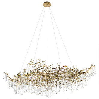 Подвесная люстра 150 см, Loft IT Coral 10351/1500L AB, бронза