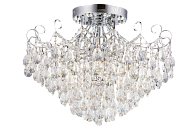 Люстра Ø640 x H520, мм, 8*40W(320W)+8*3W(24W), CR (Хром) Rilon 1501/8+8 CR