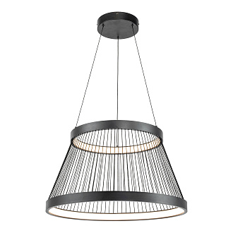 Люстра подвесная 61*50/150 см, 1*LED*54W Lussole Macon LSP-7309 черный