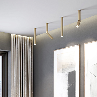 Накладной светодиодный светильник Pika 25029/LED 6W 4200K золото Elektrostandard