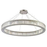 Люстра подвесная *100* см, Led лента*LED*45W, 3000/4500/6000 K, Arti Lampadari Anzio Anzio L 1.5.100.100 N, никель
