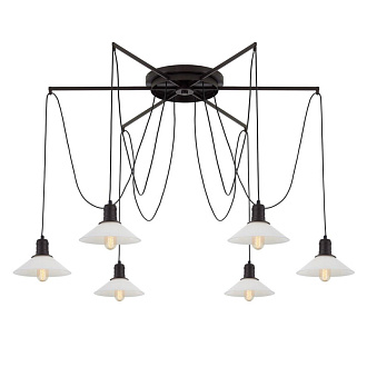 Подвесная люстра Citilux Эдисон CL451262, темный шоколад