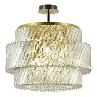 Люстра на штанге *55*53 см, 12*E14*40W, ST-Luce RITZ SL6138.313.12, латунный