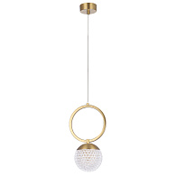 Светильник 10 см, Crystal Lux CAROLINA SP1 V1 BRASS, латунь