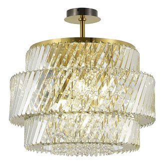 Люстра на штанге *55*53 см, 12*E14*40W, ST-Luce RITZ SL6138.313.12, латунный