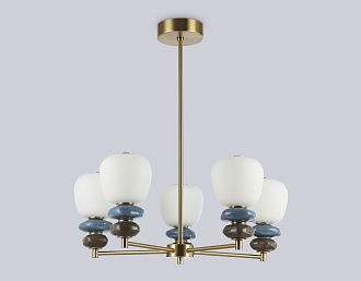 Люстра светодиодная на штанге **90- см, **W, 3000K, Ambrella Light High Light LH53164, бронза