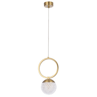 Светильник 10 см, Crystal Lux CAROLINA SP1 V1 BRASS, латунь
