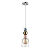 Подвесной светильник 12 см, Lumion Gallo 8067/1A, разноцветный