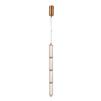 Подвесная люстра 90*6*20-173 см, 1*LED*14W, 3000K, Favourite Hexagoni 4777-4P, бронзовый