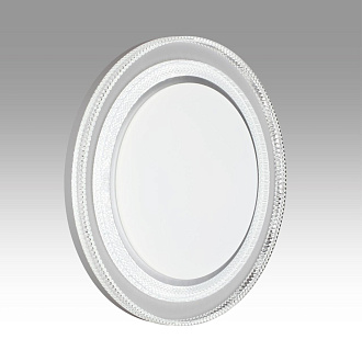 Cветильник 49*7,5 см, LED 70W, 3000-6000 К, IP43, белый/серебристый, пластик Sonex Suzy Silver, 7642/EL