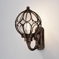 Уличный настенный светильник Maytoni Via O024WL-01G, коричневый