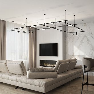Подвесной комплект с вводом питания Elektrostandard Esthetic Magnetic (тросовый) 85154/00, черный