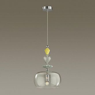 Подвесной светильник диаметр 27 см Odeon Light Bizet 4893/1A Хром