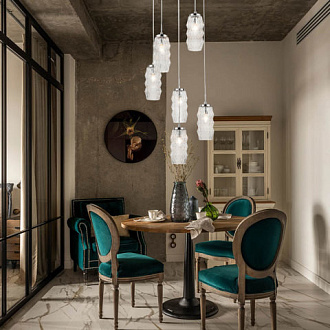 Подвесной светильник  47*152 см, 6*E14 хром Vele Luce Lily VL5583P16