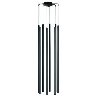 Подвесная люстра *34*81-161 см, *LED*40W, 3000K, Lightstar Tubo L8T747437, черный