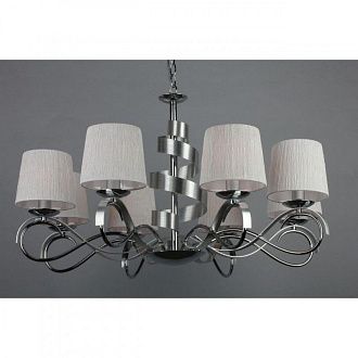 Подвесная люстра 85*60-120 см, 8*E14, 40W, Omnilux Omnilux 601 OML-60103-08, хром