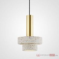 Подвесной светильник CADIS Терраццо 15*15*23 см, 1*E14*40W, ImperiumLoft CADIS01, Чёрный, Золотистый, Серебристый