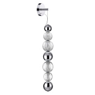 Светодиодный светильник 87 см, 13W, 4000K, Odeon Light CRYSTAL 5007/13WL, хром