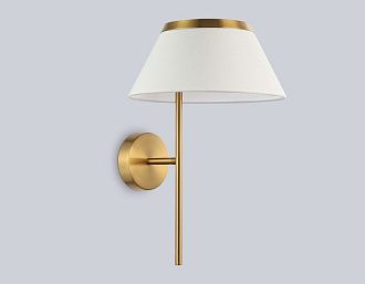 Бра с абажуром 30*26*40- см, 1*E14*40W, K, Ambrella Light High Light LH72475, латунь