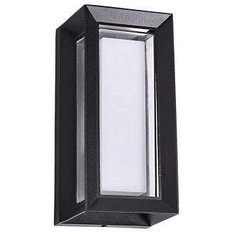 Уличный настенный светильник 26 см, 12W, 4000K, Arte Lamp Ulysses A8112AL-1BK, черный