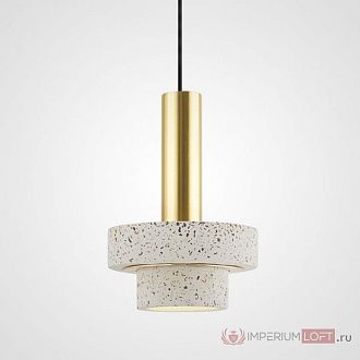 Подвесной светильник CADIS Терраццо 15*15*23 см, 1*E14*40W, ImperiumLoft CADIS01, Чёрный, Золотистый, Серебристый
