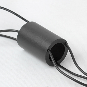 Люстра подвесная 81*50/120 см, 10*led*3W 3000K Lussole Lassen LSP-7253 черный